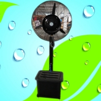 electric fan with water spray